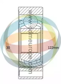 Шарнирный комплект ODM-MULTIPARTS 14-146054