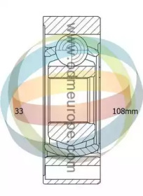 Шарнирный комплект ODM-MULTIPARTS 14-216047