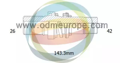 Полуосевой вал ODM-MULTIPARTS 16-210090