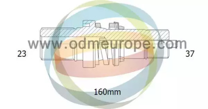 Полуосевой вал, дифференциал ODM-MULTIPARTS 16-210130