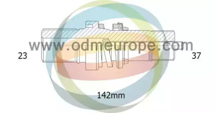 Полуосевой вал, дифференциал ODM-MULTIPARTS 16-210160