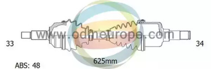 Приводной вал ODM-MULTIPARTS 18-002311