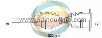 Приводной вал ODM-MULTIPARTS 18-063040