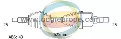 Приводной вал ODM-MULTIPARTS 18-081121