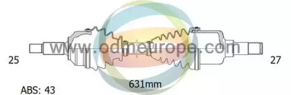 Приводной вал ODM-MULTIPARTS 18-081411