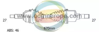 Вал ODM-MULTIPARTS 18-081911