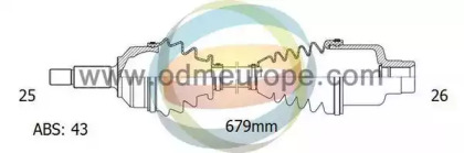 Приводной вал ODM-MULTIPARTS 18-082411