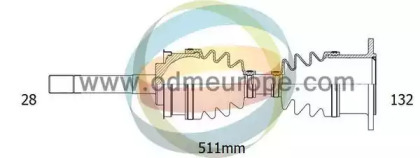 Приводной вал ODM-MULTIPARTS 18-082690