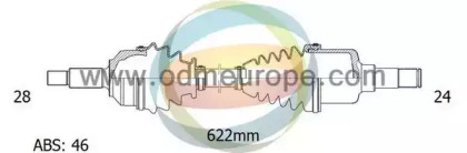 Приводной вал ODM-MULTIPARTS 18-121071