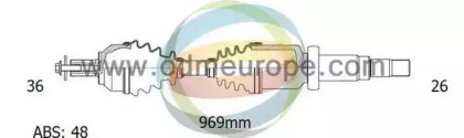 Приводной вал ODM-MULTIPARTS 18-152371