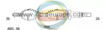 Приводной вал ODM-MULTIPARTS 18-152411