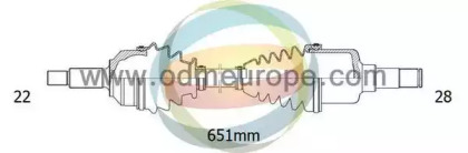 Приводной вал ODM-MULTIPARTS 18-211910