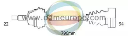 Приводной вал ODM-MULTIPARTS 18-212140