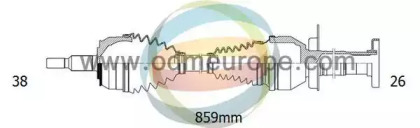 Вал ODM-MULTIPARTS 18-212410