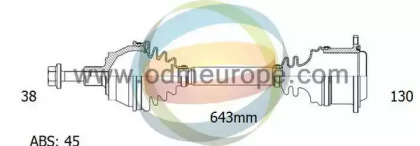 Приводной вал ODM-MULTIPARTS 18-212731