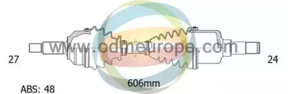 Приводной вал ODM-MULTIPARTS 18-222321