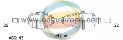 Приводной вал ODM-MULTIPARTS 18-271292