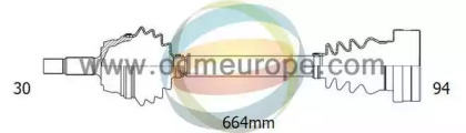 Приводной вал ODM-MULTIPARTS 18-343050