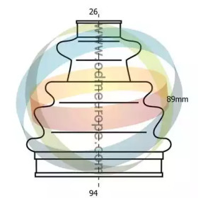 Комплект пылника, приводной вал ODM-MULTIPARTS 21-990109