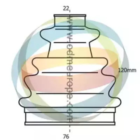 Комплект пылника, приводной вал ODM-MULTIPARTS 21-990185