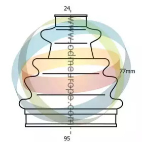 Комплект пылника, приводной вал ODM-MULTIPARTS 21-990265