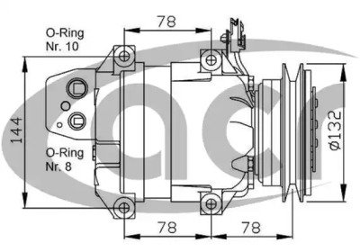 Компрессор, кондиционер ACR 133060