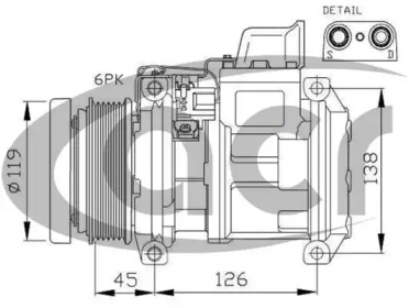 Компрессор ACR 134427