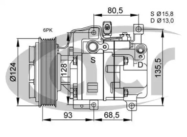 Компрессор ACR 134630