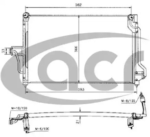 Конденсатор, кондиционер ACR 300011