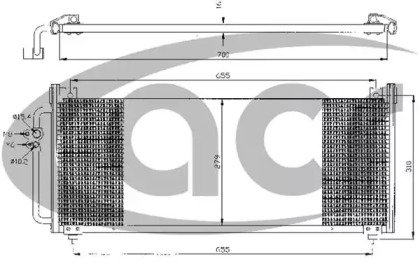 Конденсатор, кондиционер ACR 300316