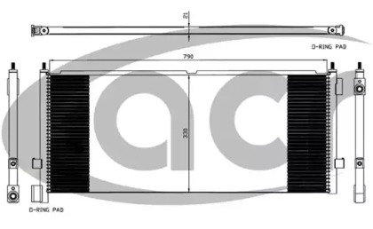 Конденсатор, кондиционер ACR 300563