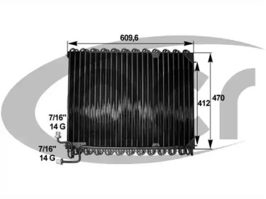 Конденсатор, кондиционер ACR 300634