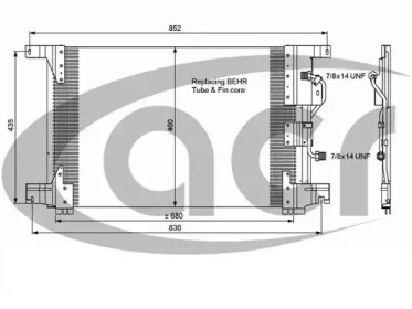 Конденсатор, кондиционер ACR 300657