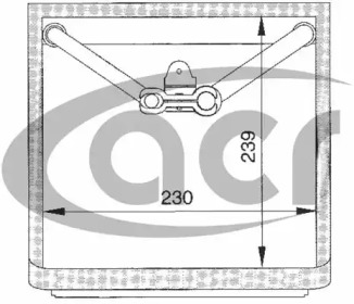 Испаритель, кондиционер ACR 310024