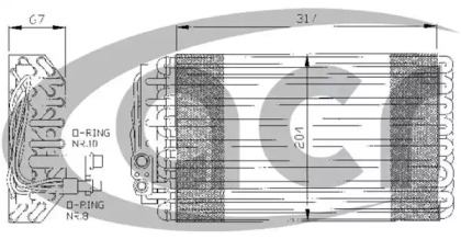 Испаритель ACR 310117