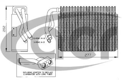 Испаритель, кондиционер ACR 310120