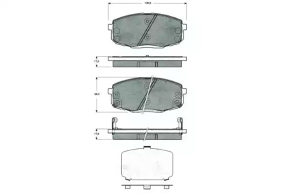 Комплект тормозных колодок PROCODIS FRANCE PF1499