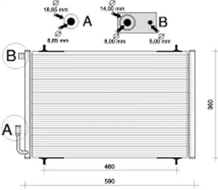 Конденсатор AUTOCLIMA 30311329CP