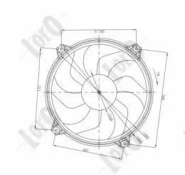 Вентилятор LORO 009-014-0004