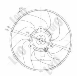Вентилятор LORO 009-014-0006