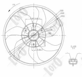 Вентилятор LORO 037-014-0024
