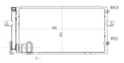 Конденсатор, кондиционер LORO 043-016-0003