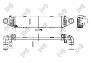 Интеркулер LORO 054-018-0007