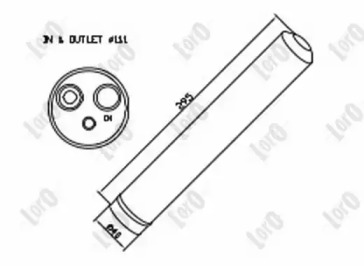 Осушитель LORO 054-021-0006