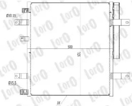 Конденсатор, кондиционер LORO T16-03-002