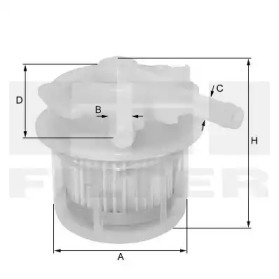 Топливный фильтр FIL FILTER ZP 8066 FP