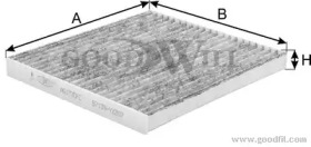 Фильтр, воздух во внутренном пространстве GOODWILL AG 177/2 CFC