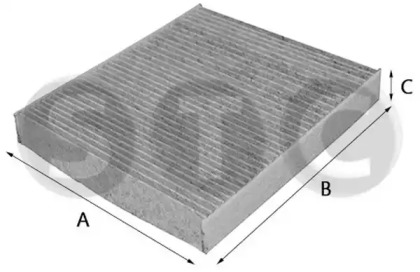 Фильтр, воздух во внутренном пространстве STC T420018