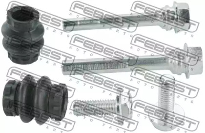 Направляющий болт, корпус скобы тормоза FEBEST 2574-308R-KIT