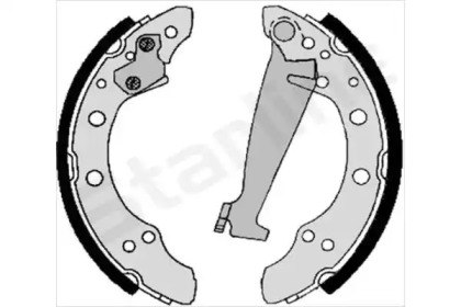 Комлект тормозных накладок STARLINE BC 06830